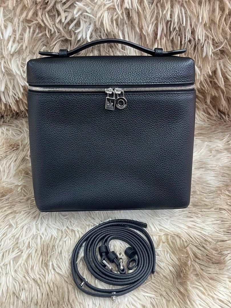 LP Extra Pocket Backpack (Category: Luxury Bags & Wallets) located in Manila. Submitted by bagsandmanymanymore1 (Listing ID 1468592105, Image 2). Description: LP Iconic Extra Pocket Bag -Size 23cm x 21cm x 8cm -Leather handle and black shoulder bag -Double-slider zipped closure with My Charms -lining 100% Lambskin -Made in Italy -Composition 100% Calfskin Rare to find Please read before you order 👉🏻❗️Payment first before shipping ❗️Cut off time
