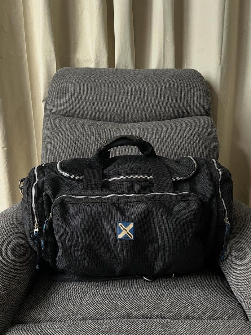 Luggage Label Duffle Bag (Category: Sling Bags) located in Baguio. Submitted by outdoor_threadsss (Listing ID 1468644750, Image 1). Description: 2nd Account whatthestore.