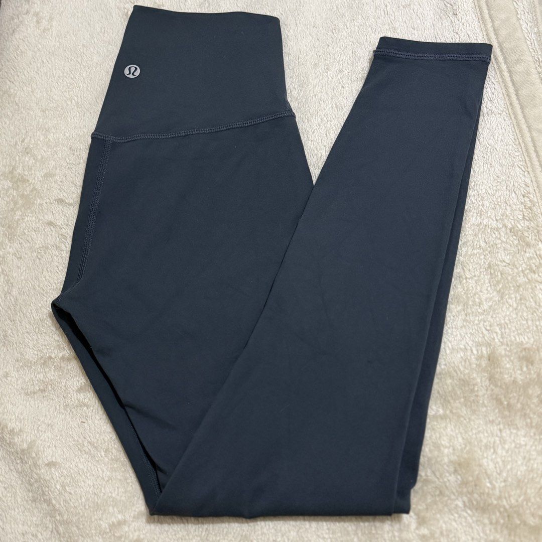 Lululemon Dark Navy Blue Leggings 💙 (Category: Activewear) located in Pasay City. Submitted by bellita_05 (Listing ID 1468657391, Image 2). Description: Classic Lululemon leggings in a deep navy blue shade, featuring the signature logo and a sleek, minimalist design. Stretchy, fitted silhouette perfect for workouts, yoga, Pilates, or everyday wear. ✨ Brand: lululemon ✨ Colour: Navy blue ✨ Style: High-waisted, full-length leggings ✨ Waist: 25–35 