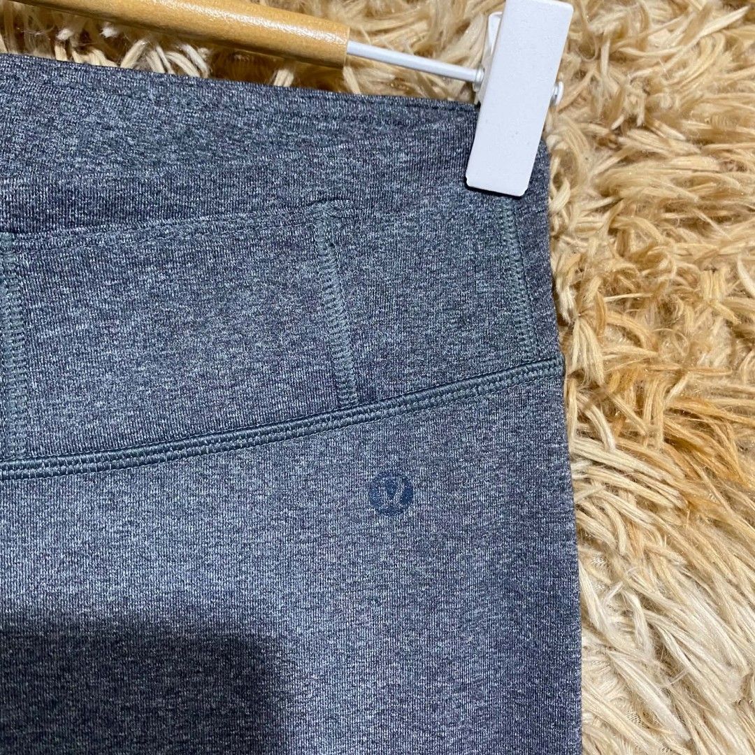 Lululemon Heathered Grey Athletic Cycling (Category: Shorts) located in Butuan. Submitted by jcuabs041302 (Listing ID 1468520333, Image 2). Description: - Brand: Lululemon - Color: Heathered Grey - Length: Mid-thigh - Features: Supportive waistband with reinforced vertical stitching, iconic stamped logo near front hem - Fabric: Soft, stretchy, and moves easily with your body - Condition: Clean inside seams, crisp material, great addition to your 
