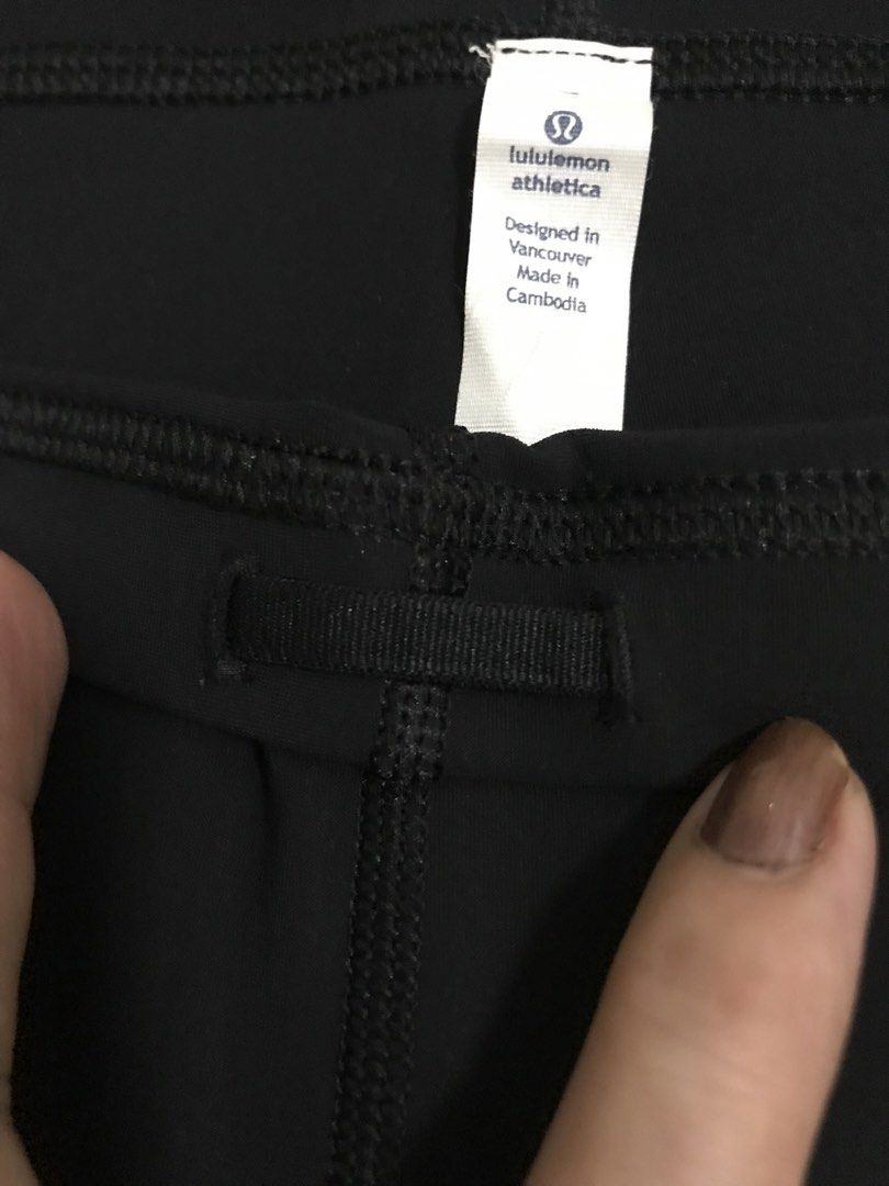 Lululemon Running Short (Category: Activewear) located in Manila. Submitted by freshlemon58885 (Listing ID 1468540676, Image 3). Description: No issue Made in Cambodia Guaranteed Auth Dot 9.