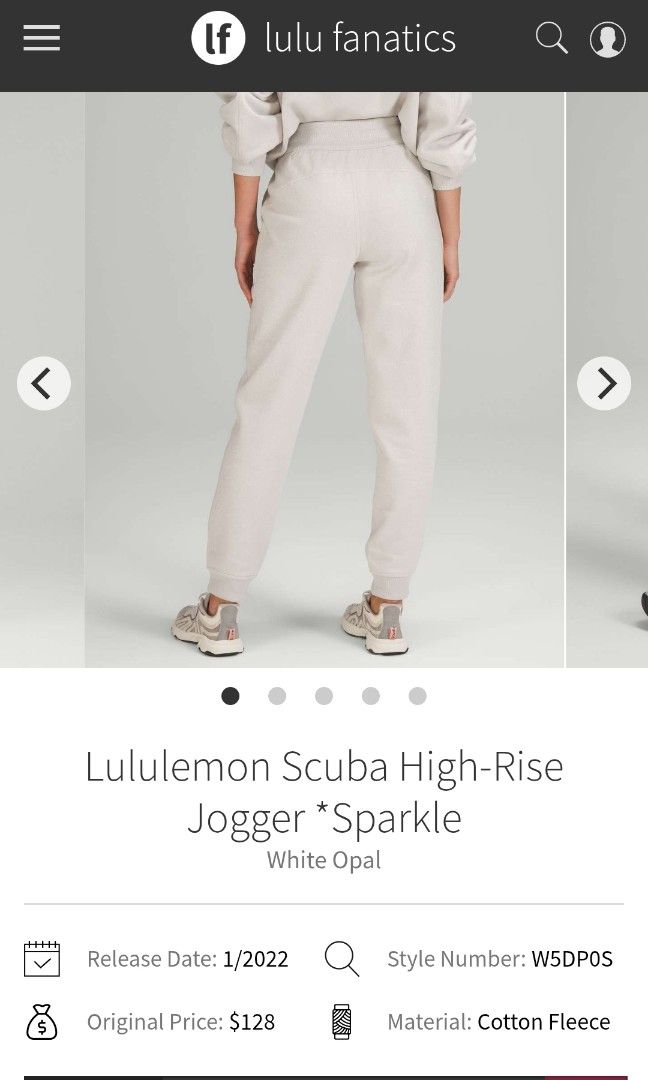 Lululemon scuba high rise jogger sparkle dot 6 (Category: Other Bottoms) located in San Pedro. Submitted by thriftersthrift (Listing ID 1468506036, Image 2). Description: Waistline (inches) :27 Length(inches) :35 Good condition Color rate : 10/10 🌵ALL ITEMS ARE FROM UKAY BALE SO MANAGE YOUR EXPECTATION 🌵 ASK SELLER FOR MORE INFORMATION COLOR MAY CHANGE TRU LIGHTING.