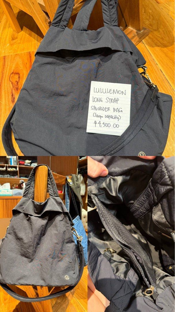 LULULEMON SHOULDER BAG/ LONG STRAP (Category: Cross-body Bags) located in Manila. Submitted by mariejoytolero (Listing ID 1468531568, Image 1). Description: .