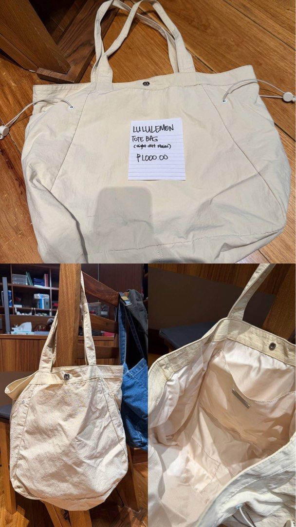 LULULEMON TOTE BAG (Category: Tote Bags) located in Manila. Submitted by mariejoytolero (Listing ID 1468533003, Image 1). Description: .