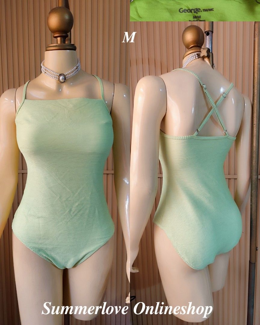 (M) George One Piece Swimsuit (Category: Bikinis & Swimsuits) located in Paranaque City. Submitted by tanz2014 (Listing ID 1468539107, Image 1). Description: 🌻Like New🌻 🌼Brand: GEORGE ➡️No Pads w/ PAd Slot 🌸Size: Medium 💸Mine: P250 🔺All Items are PRELOVED in good condition. 🔺Please do manage your expectations. 🔺WASH before USE‼️ 🔺BUY at your own RISK‼️ ❌NO RETURN, NO EXCHANGE POLICY❌ 🚫BOGUS BUYER/JOY RESERVER will be posted in every gro