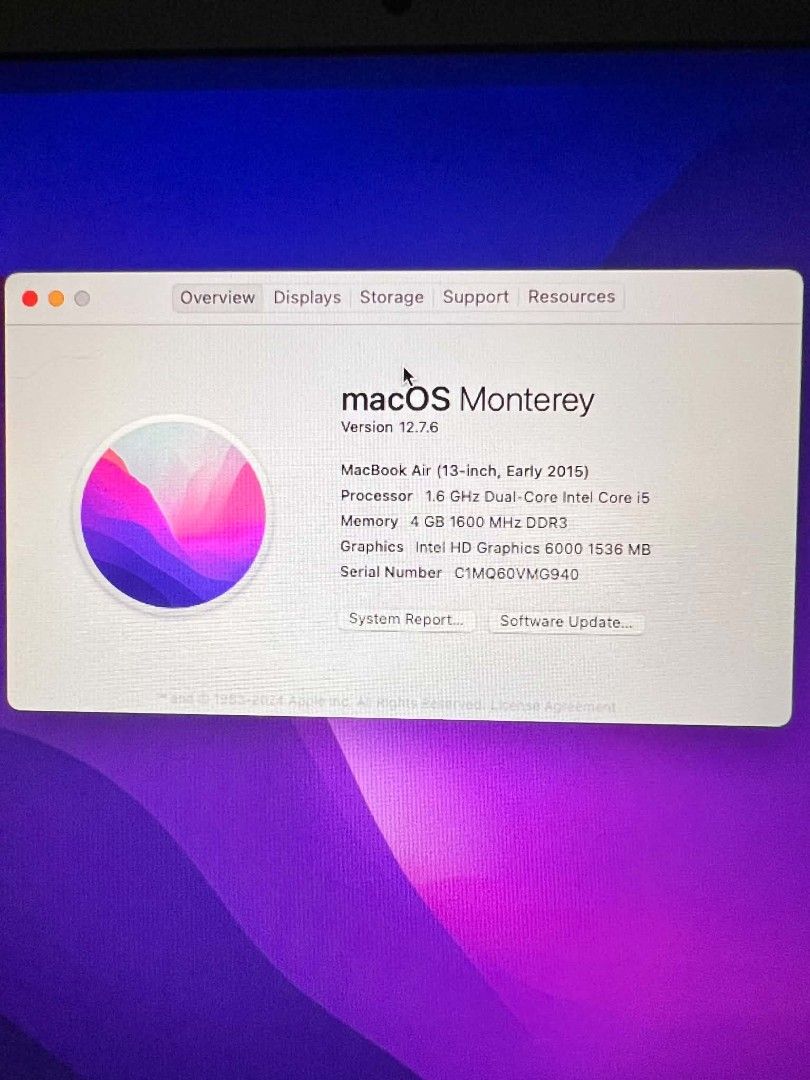 MacBook Air 2017 i5 Core 4gb 128SSD (Category: Laptops & Notebooks) located in Manila. Submitted by anjiegadgets (Listing ID 1468565310, Image 2). Description: 9k Negotiable Macbook Air 2017 13 inch I5 Core 1.6Ghz 13.3 inches 4gb ram 128gb ssd Battery condition: GOOD With charger and laptop bag No issue ✅ Loc Sta Quiteria caloocan Pwede meetup Sm North Sm Grandcentral Sm Novaliches .