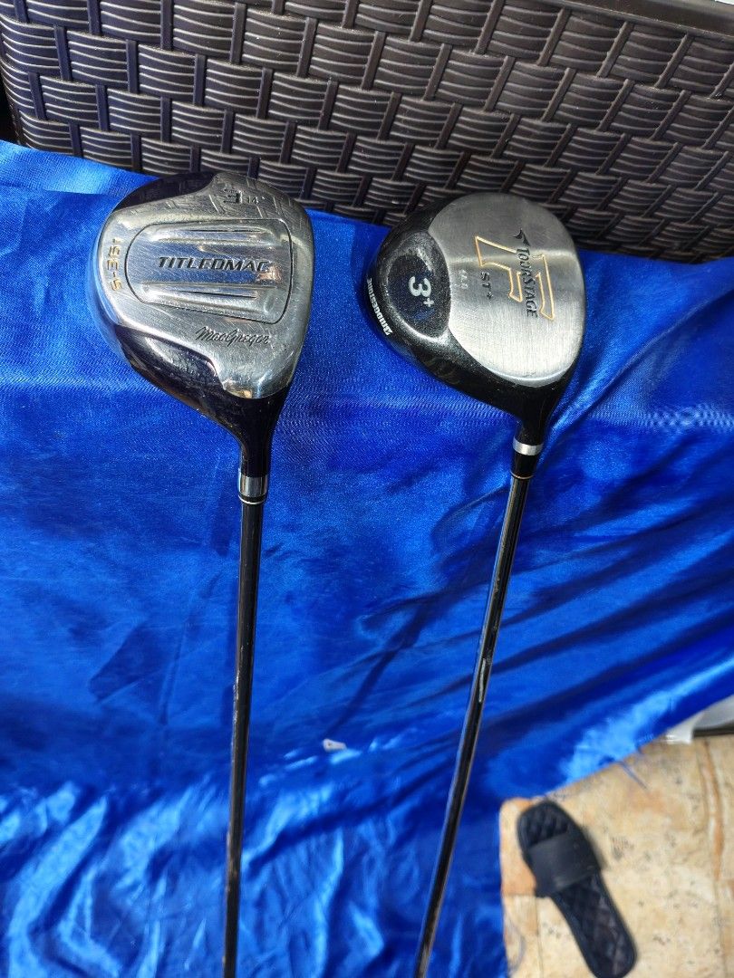 MacGregor & tourstage 3 wood (Category: Golf) located in Manila. Submitted by meiyeon2 (Listing ID 1468711547, Image 2). Description: right handed graphite shaft McGregor 3 wood - 750 brigdestone tourstage 3 wood- 1500.