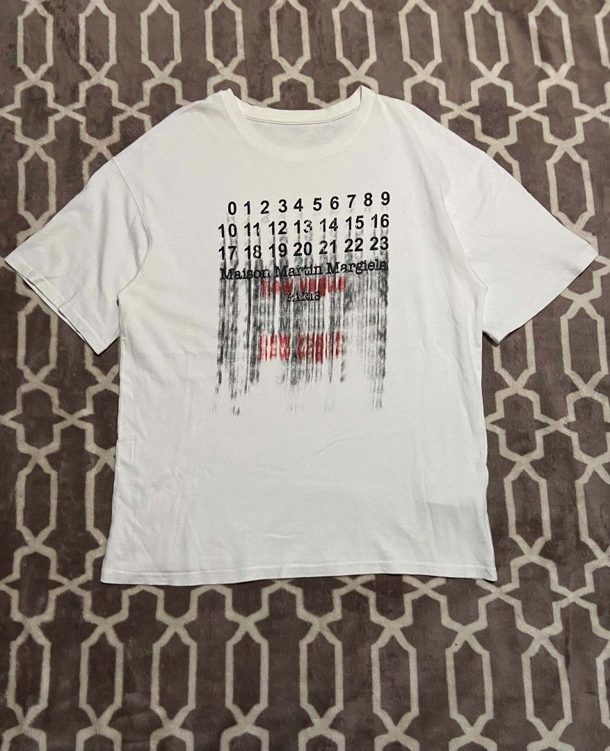 Maison martin margiela Paris (Category: Tshirts & Polo Shirts ) located in Isulan. Submitted by cjthriftwear (Listing ID 1468623635, Image 1). Description: Maison martin margiela Paris Excellent condition 9.5/10 color rate no issues 22x28 dimensions 400+shipping fee ( P89.00 ) make an offer to make a deal.