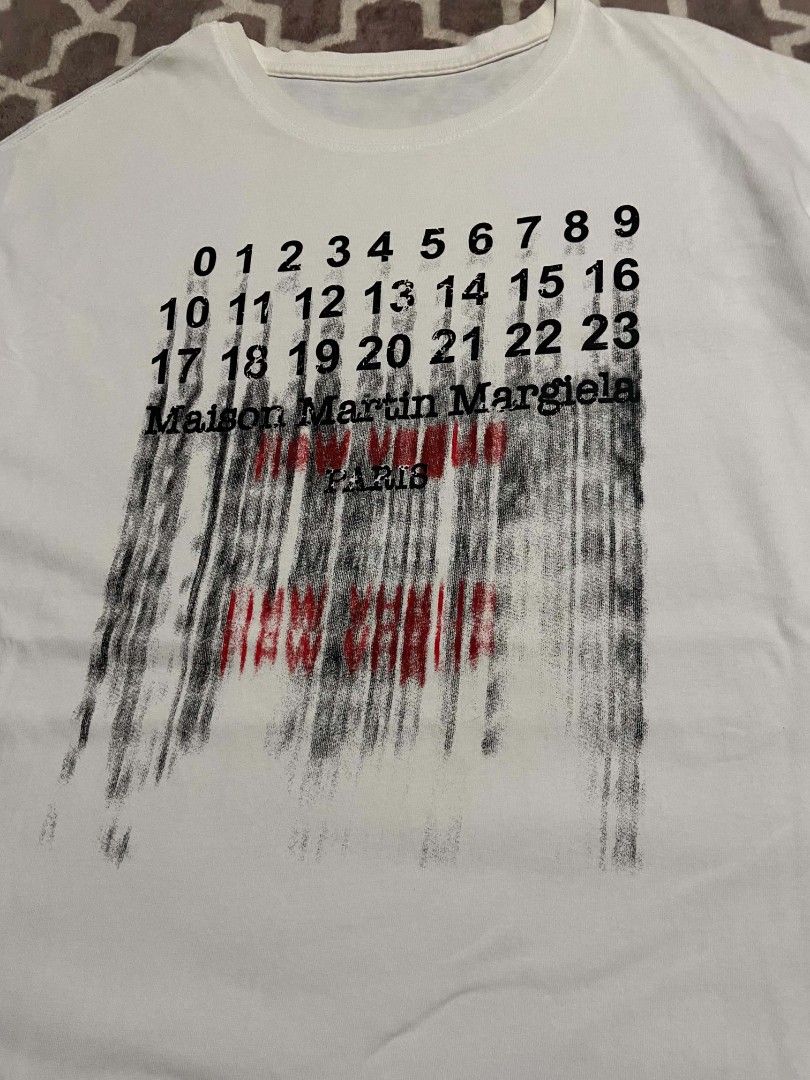 Maison martin margiela Paris (Category: Tshirts & Polo Shirts ) located in Isulan. Submitted by cjthriftwear (Listing ID 1468623635, Image 3). Description: Maison martin margiela Paris Excellent condition 9.5/10 color rate no issues 22x28 dimensions 400+shipping fee ( P89.00 ) make an offer to make a deal.