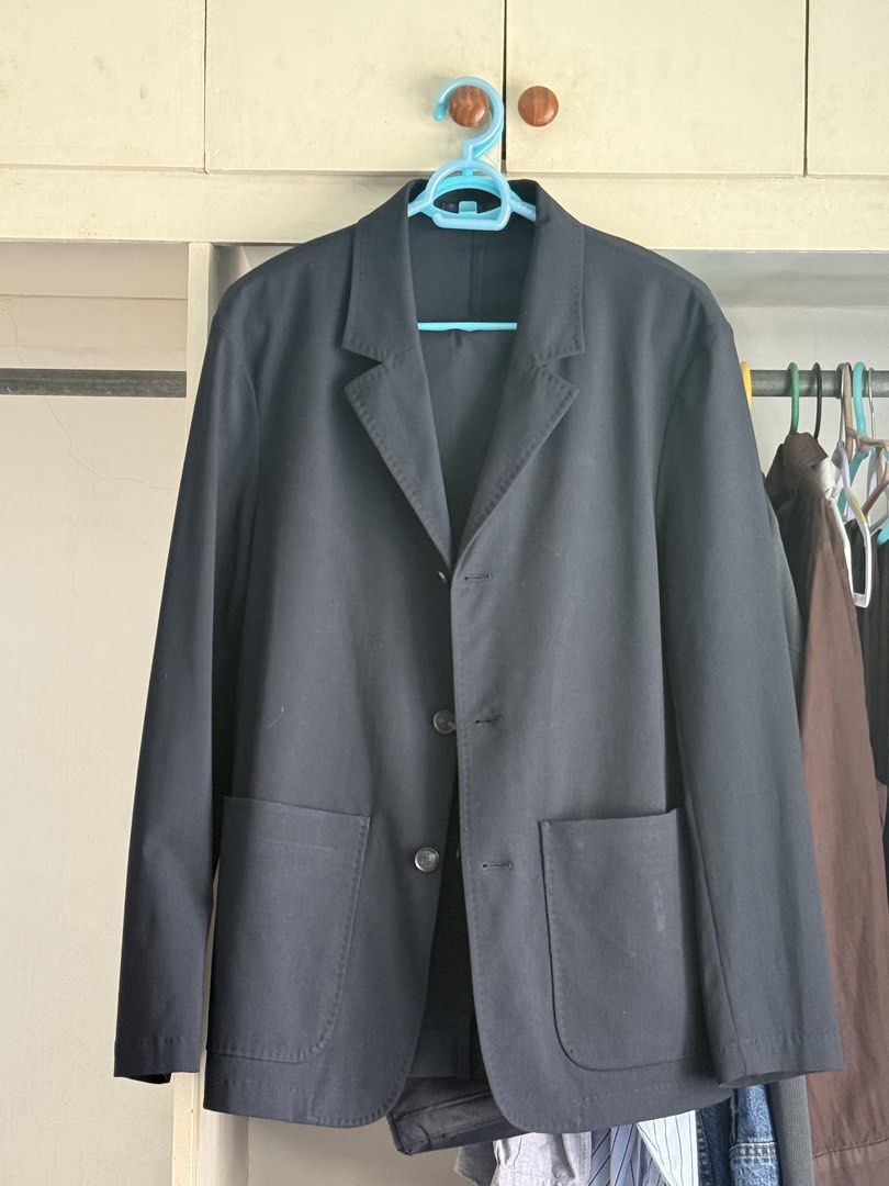 Mango Casual Suit/Blazer and Pants (Category: Coats, Jackets and Outerwear) located in Cainta. Submitted by disposing_things (Listing ID 1468540589, Image 1). Description: Get them as a set for 780 Blazer is 480 Pants is 320 Pants is slim fit.