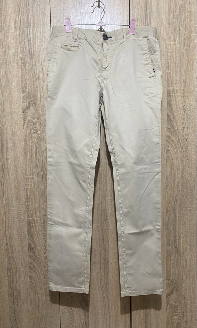 Mango Khaki Pants (Category: Chinos) located in Mandaluyong City. Submitted by aiztyle (Listing ID 1468589955, Image 1). Description: H.E. Blacksmith by Mango Measurement: Waist 32”-33” Length 41” Super SALE Php300.00 only.