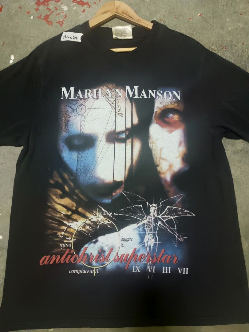 MARILYN MANSON (Category: Announcements) located in General Santos City (Dadiangas). Submitted by heneralsantosthrift (Listing ID 1468624808, Image 1). Description: Fs ❗ Marilyn Manson size L.