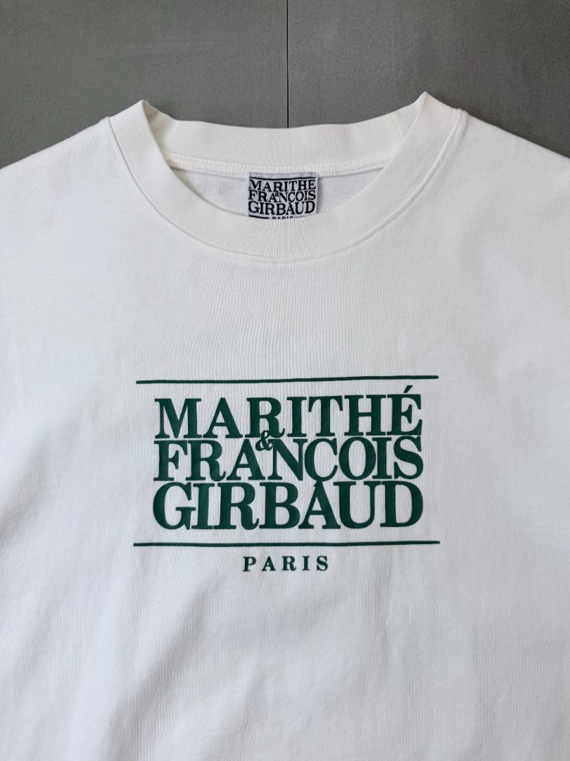 Marithe & Francois Girbaud Paris tee shirt (Category: Tshirts & Polo Shirts ) located in Cabanatuan. Submitted by argarments.ph (Listing ID 1468580850, Image 3). Description: Tagged: Large on tag Width 21" | Length 27" Condition: Excellent condition Issue(s): -.