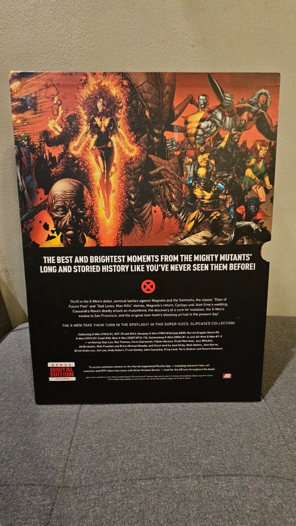 Marvel X-Men Adamantium (Category: Comics & Manga) located in Pasig City. Submitted by ingridcariaga (Listing ID 1468597939, Image 2). Description: - Massive X-Men Adamantium Collection oversized hardcover book with slipcase - Features iconic mutant battles, Sentinel attacks, and decades of Marvel history - Heavy collector's edition that makes an amazing bookshelf centerpiece.