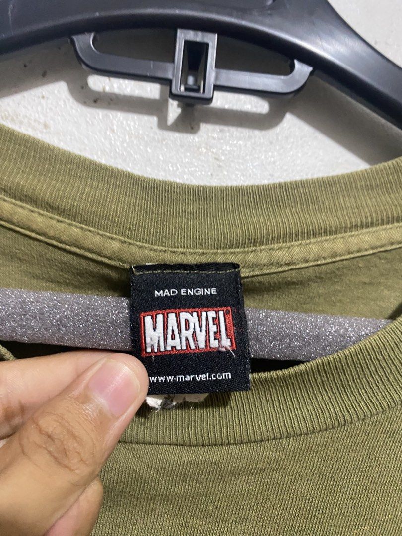 MARVEL Y2K MAD ENGINE (Category: Tshirts & Polo Shirts ) located in Manila. Submitted by brndn.rgld (Listing ID 1468649330, Image 3). Description: 25 Width 32 Length Verygood condition Check minimal issue last pic Dm ur sure offer only.