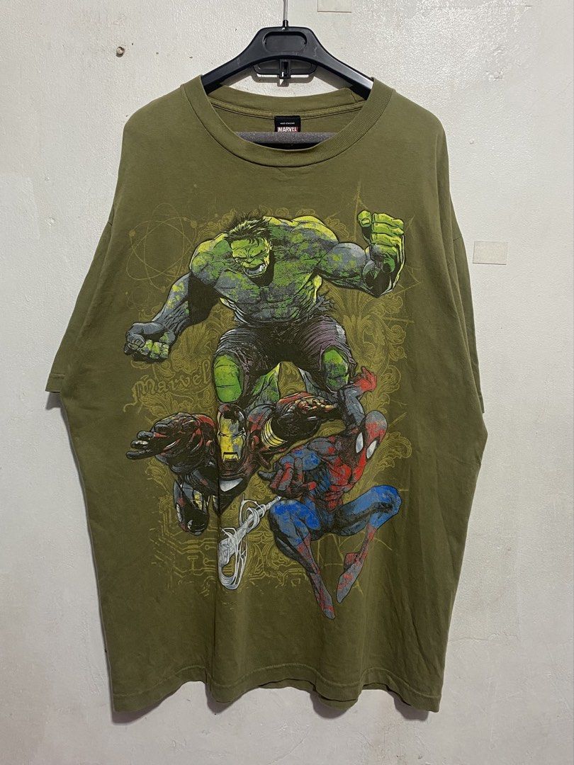 MARVEL Y2K MAD ENGINE (Category: Tshirts & Polo Shirts ) located in Manila. Submitted by brndn.rgld (Listing ID 1468649330, Image 1). Description: 25 Width 32 Length Verygood condition Check minimal issue last pic Dm ur sure offer only.