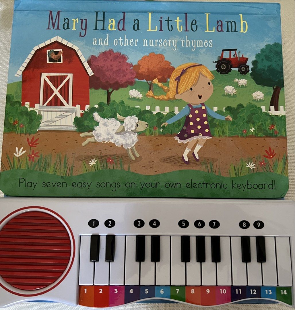 Mary Had a Little Lamb Electronic Keyboard Book (Category: Children's Books) located in Quezon City. Submitted by trueshopaholic (Listing ID 1468540130, Image 1). Description: Used once *decluttering .