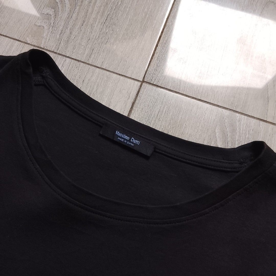 Massimo Dutti - Black Shirt (Category: Luxury Apparel) located in Angeles City. Submitted by sselects_ (Listing ID 1468513666, Image 2). Description: Details of the item: *Color may vary due to lighting Size: L on tag Width: 23" Length: 26" Issue: NONE, NEED WASH ONLY Condition: Excellent ALL ITEMS ARE NEGOTIABLE.
