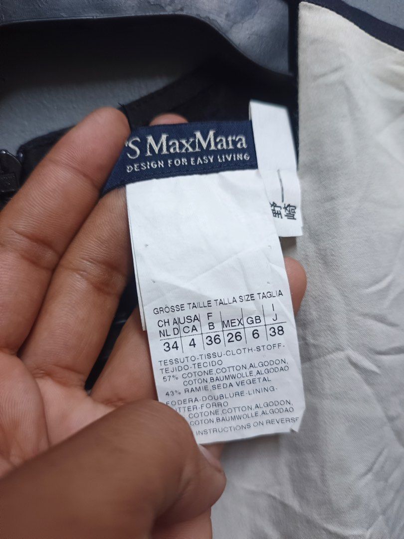 MAX MARA (Category: Dresses) located in Dasmarinas. Submitted by jessputrages (Listing ID 1468617918, Image 2). Description: For sale Max mara Excellent condition No issue 1200 plus shipping fee Pm for more details.