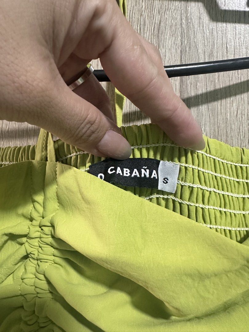 Maxi Dress (Category: Dresses) located in Manila. Submitted by love.lyxph (Listing ID 1468584753, Image 2). Description: Never Worn (‘Di na pumayat ☹️😅🤣) Lime green tiered maxi dress from Coco Cabaña.