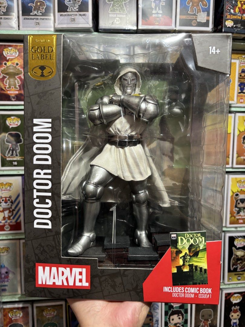 McFarlane Toys Marvel Doctor Doom (Category: Figurines & Statues) located in Cebu City. Submitted by starcatchching (Listing ID 1468620344, Image 1). Description: McFarlane Toys Marvel DOCTOR DOOM 1/6 Scale Figure - MISB and sealed.