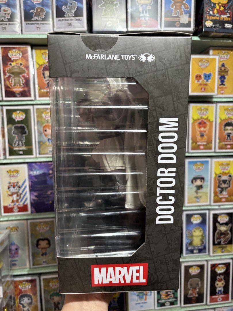 McFarlane Toys Marvel Doctor Doom (Category: Figurines & Statues) located in Cebu City. Submitted by starcatchching (Listing ID 1468620344, Image 3). Description: McFarlane Toys Marvel DOCTOR DOOM 1/6 Scale Figure - MISB and sealed.