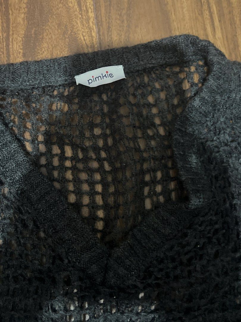 Mesh Cover Up Black Top 2000s Vintage (Category: Others Tops) located in Manila. Submitted by Pilarrrrr (Listing ID 1468673772, Image 3). Description: .