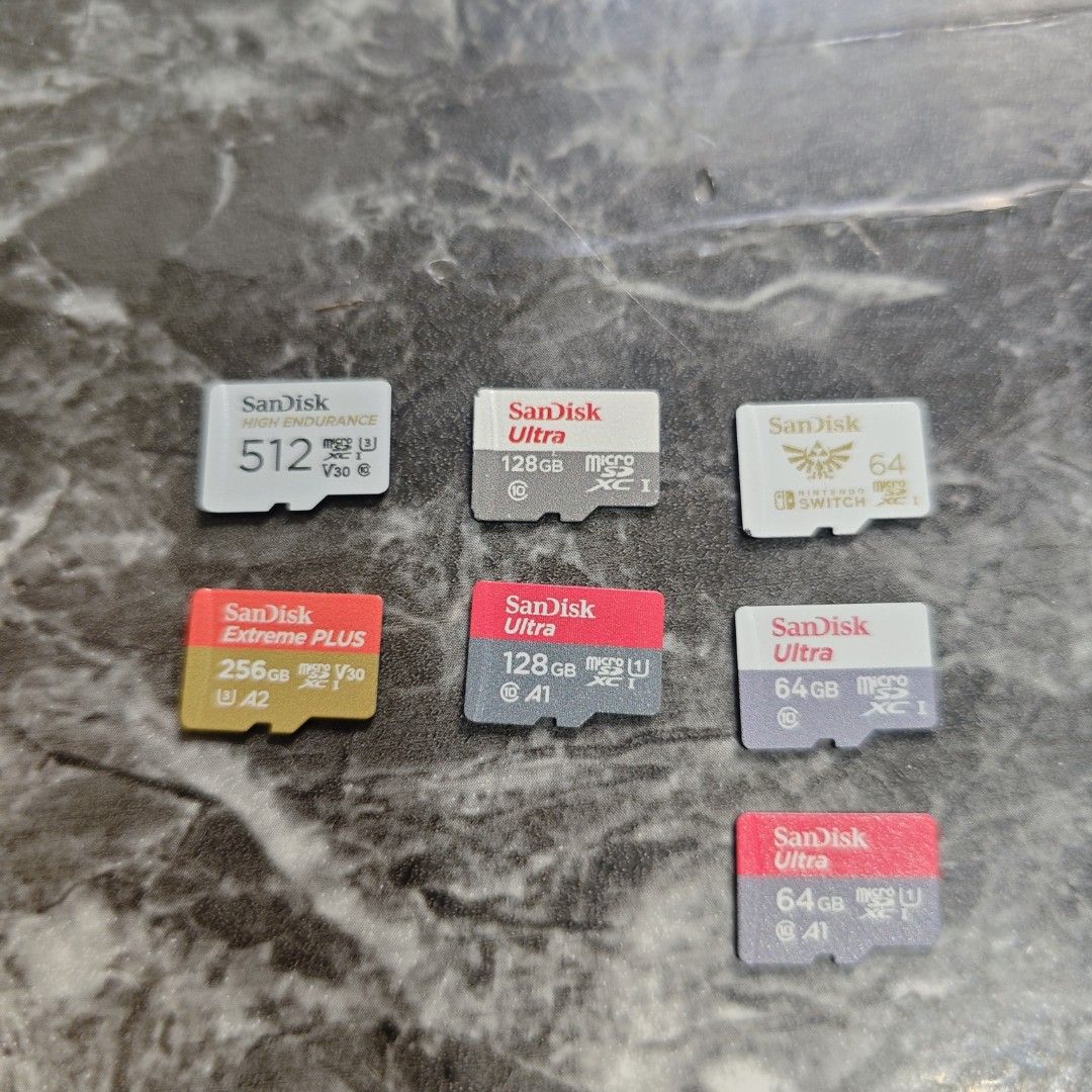 Micro Sd Card for Nintendo Switch, cctv, camera, smartphone etc. (Category: In-Game Products) located in Quezon City. Submitted by shopme_gadget30 (Listing ID 1468558398, Image 1). Description: kindly Read the details micro Sd cards Original Pricelist 512gb High Endurance- 5.5k 256gb Sandisk Extreme Plus- 3500 128gb Sandisk Ultra - 1250 64gb Nintendo Official Sandisk -1050 64gb sandisk Ultra -850 Tested and working all preloved not brandnew Legit