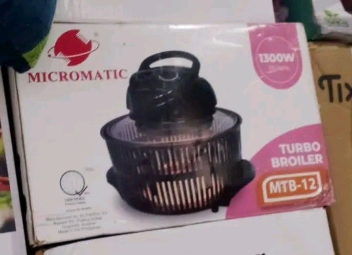 micromatic brand turbo (Category: Other Kitchen Appliances) located in Manila. Submitted by vanstar_c4c231 (Listing ID 1468564851, Image 2). Description: New Arrival !!! micromatic brand turbo COD VIA LALAMOVE may shipping fee.