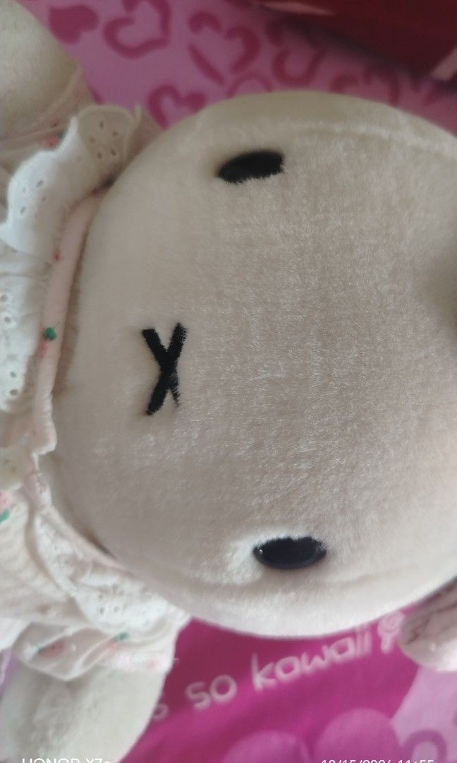 Miffy pink (Category: Plushies & Soft Toys) located in Cavite. Submitted by xnyukina (Listing ID 1468505973, Image 2). Description: Sofer cute pink miffy strawberry 🍓🌸 Vintage na and rare fast shipment Location general trias cavite Legitimacy on fb just pm me^^.