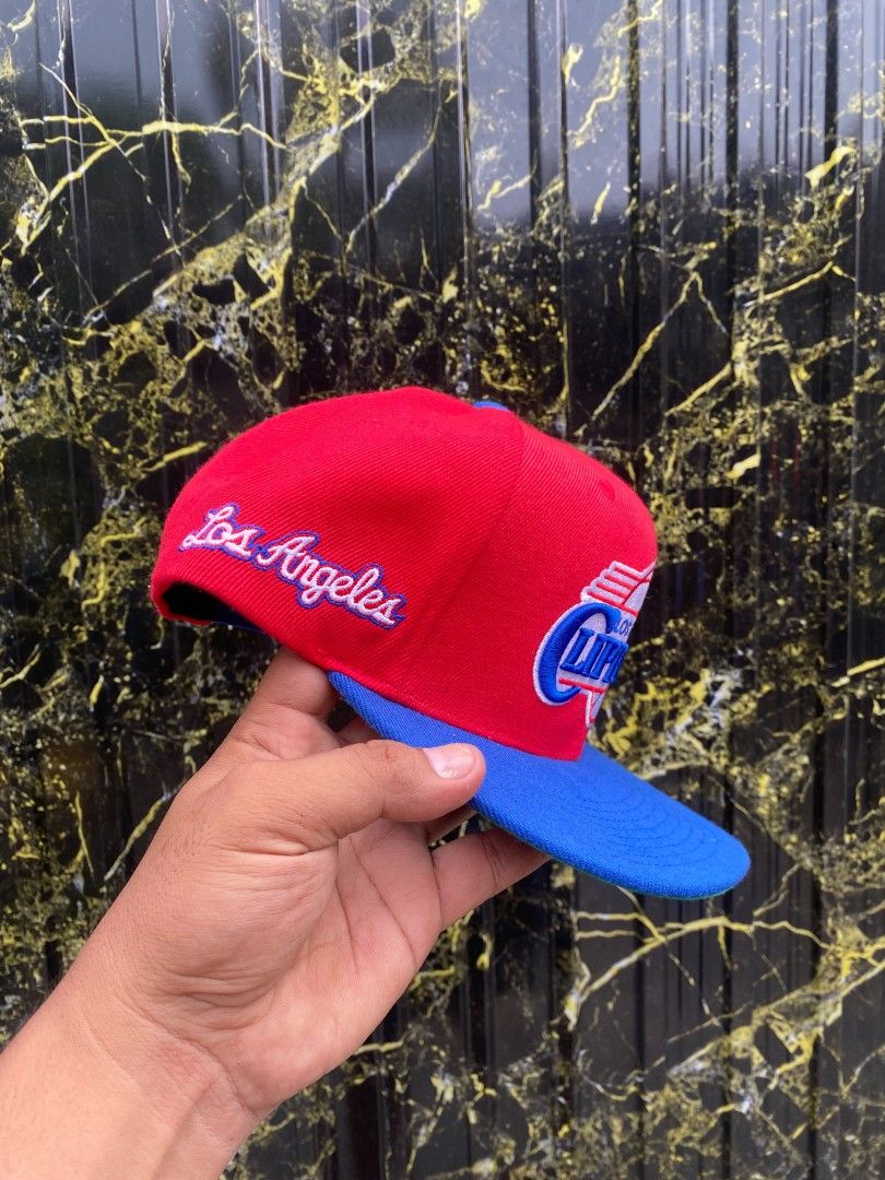 Mitchell And Ness X Los Angeles Clippers Snapback (Category: Caps & Hats) located in Zamboanga. Submitted by thriftbyeems (Listing ID 1468574231, Image 2). Description: Pm lang.