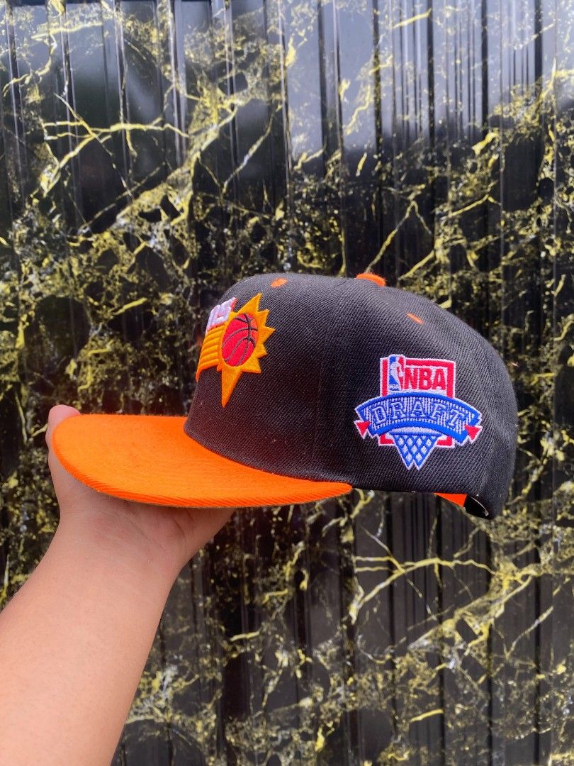 Mitchell And Ness X Phoenix Suns Snapback (Category: Caps & Hats) located in Zamboanga. Submitted by thriftbyeems (Listing ID 1468572951, Image 2). Description: Baka gusto mo? authentic pm lang.