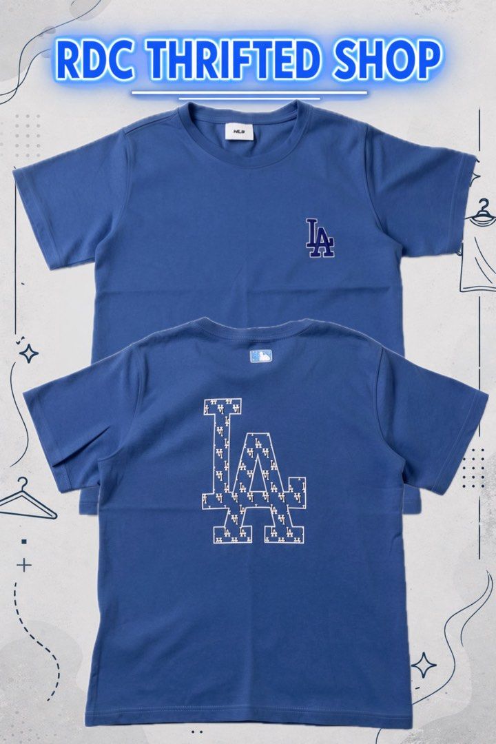 MLB LA Unisex (Category: Tshirts & Polo Shirts ) located in Las Pinas. Submitted by rdcthriftedshop (Listing ID 1468681098, Image 1). Description: FREE SHIPPING FEE 📦 MLB LA shirt Size Small on tag Width: 19 Length: 24 Color rate: 10/10 Condition: AS NEW CONDITION No Issue.