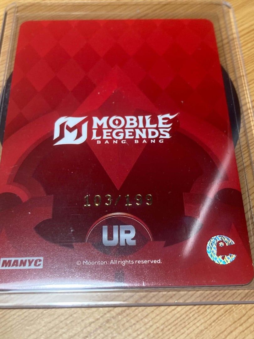 MLBB MANYC Vol. 1 UR* Alpha (Category: Raw Singles) located in Manila. Submitted by jtoyzandcollectibles (Listing ID 1468579033, Image 2). Description: MLBB MANYC Vol. 1 UR* Alpha ‼️ We only ship every Sunday & Monday night ‼️ 📌 Buyer shoulders shipping fee 📍 Cainta Rizal 💸 GCash only 🛵 Lalamove/JNT/LBC 💬 Send a message if you're interested!.