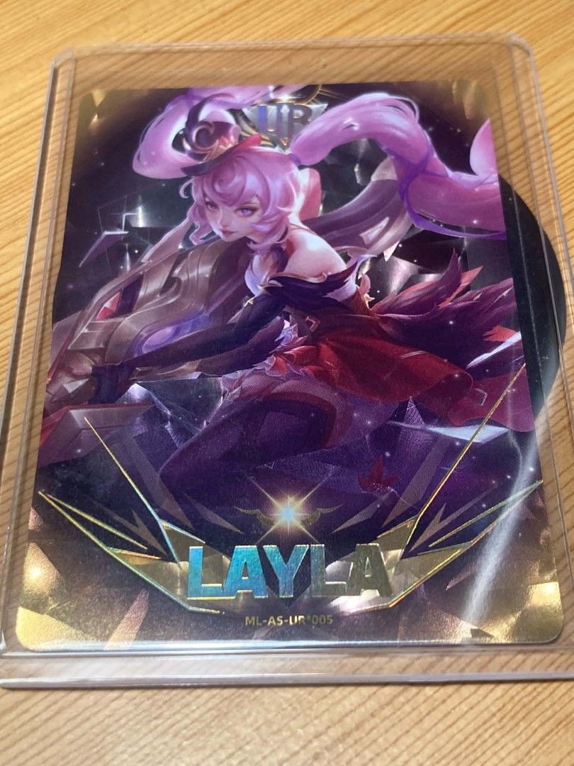 MLBB MANYC Vol. 1 UR* Layla (Category: Raw Singles) located in Manila. Submitted by jtoyzandcollectibles (Listing ID 1468578318, Image 1). Description: MLBB MANYC Vol. 1 UR* Layla ‼️ We only ship every Sunday & Monday night ‼️ 📌 Buyer shoulders shipping fee 📍 Cainta Rizal 💸 GCash only 🛵 Lalamove/JNT/LBC 💬 Send a message if you're interested!.