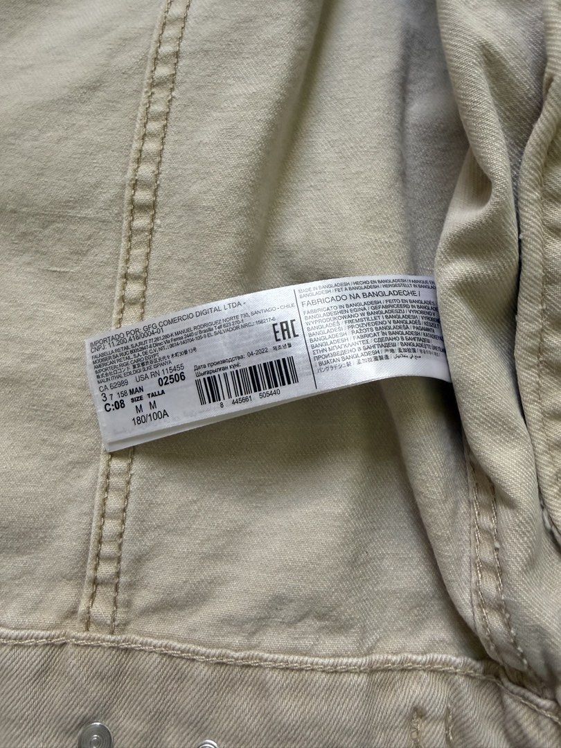 MNG Denim Off-White Denim Jacket Size M (Category: Coats, Jackets and Outerwear) located in Pasay City. Submitted by el.sole (Listing ID 1468570500, Image 3). Description: - Brand: MNG Denim - Color: Off-white - Size: M - Features: Classic structured fit, metal button closures on front, cuffs, and chest pockets - Style: Versatile, easy layering piece for year-round wear Please manage your expectations. Kindly expect signs of use and slightly fade