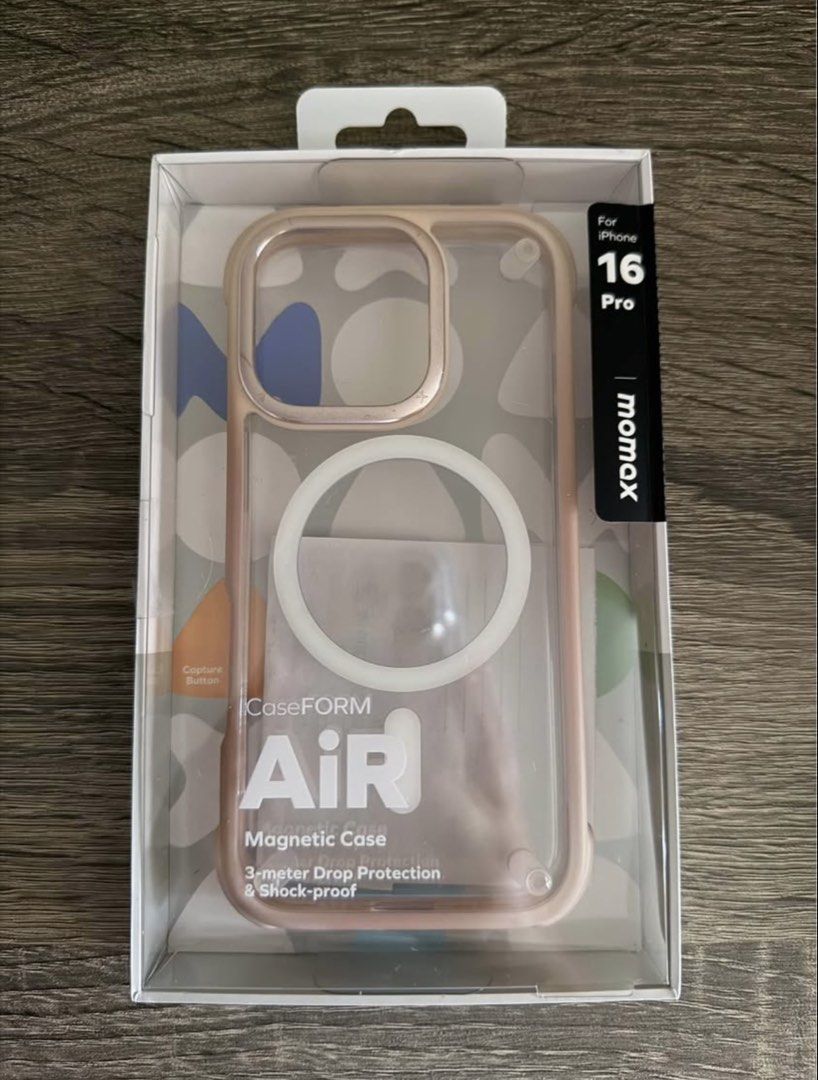 Momax iphone 16 pro case magsafe ready (Category: Cases & Sleeves) located in Quezon City. Submitted by hellokathy2026 (Listing ID 1468671446, Image 1). Description: Selling my pre loved iPhone 16 pro case RFS: changed phone.
