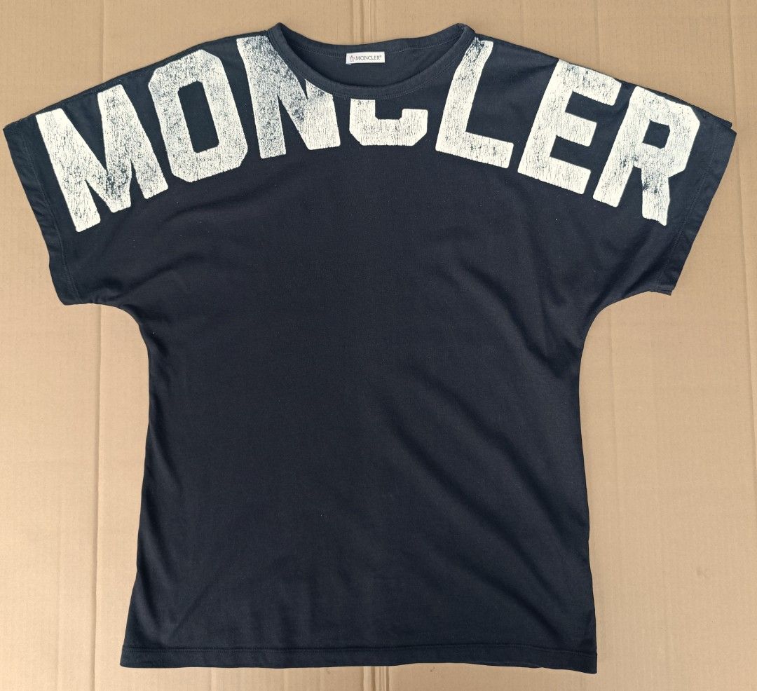 Moncler Black Big Logo Print Shirt (Category: Tshirts & Polo Shirts ) located in Bacoor. Submitted by nineties_kid (Listing ID 1468591133, Image 3). Description: <==• Moncler Black Big Logo Print Shirt Size: Medium Shoulder width: 19 inches Sleeve length: 9 inches Shirt width: 21 inches Shirt length: 28 inches _________________________ -Modes Of Delivery: J&T/Lalamove/ LBC (Cash on Pick-up/COD) -Meet-up (Bacoor Cavite Area/Mandaluyong-Shaw,Hulo,M