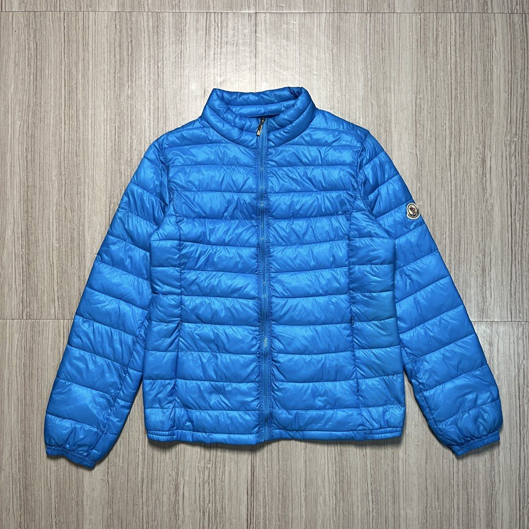 Moncler Light Puffer Jacket (Category: Coats, Jackets and Outerwear) located in Cebu City. Submitted by franceuy (Listing ID 1468578060, Image 2). Description: Excellent Condition No Issue W-18.5 L-25 Color rate: 10/10 Cebu City 📍.