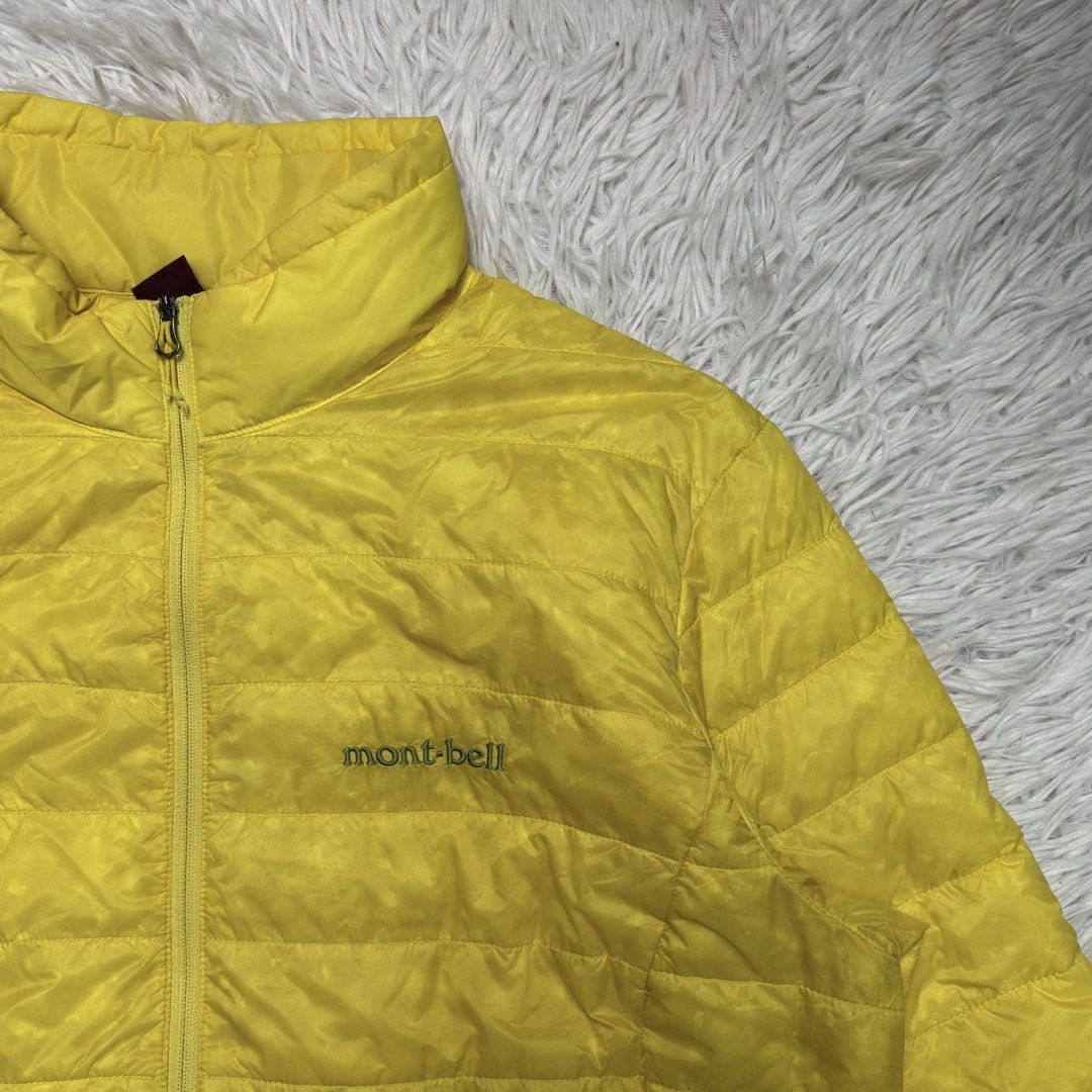 Montbell (Category: Coats, Jackets and Outerwear) located in Baguio. Submitted by sellingtonshop (Listing ID 1468526786, Image 3). Description: t18. Montbell goose down jacket *wind repellent Size: L Dimes: 26*22 Condition: good as new Issue: none Mine: 980 Steal: 1080 Grab: 1180.