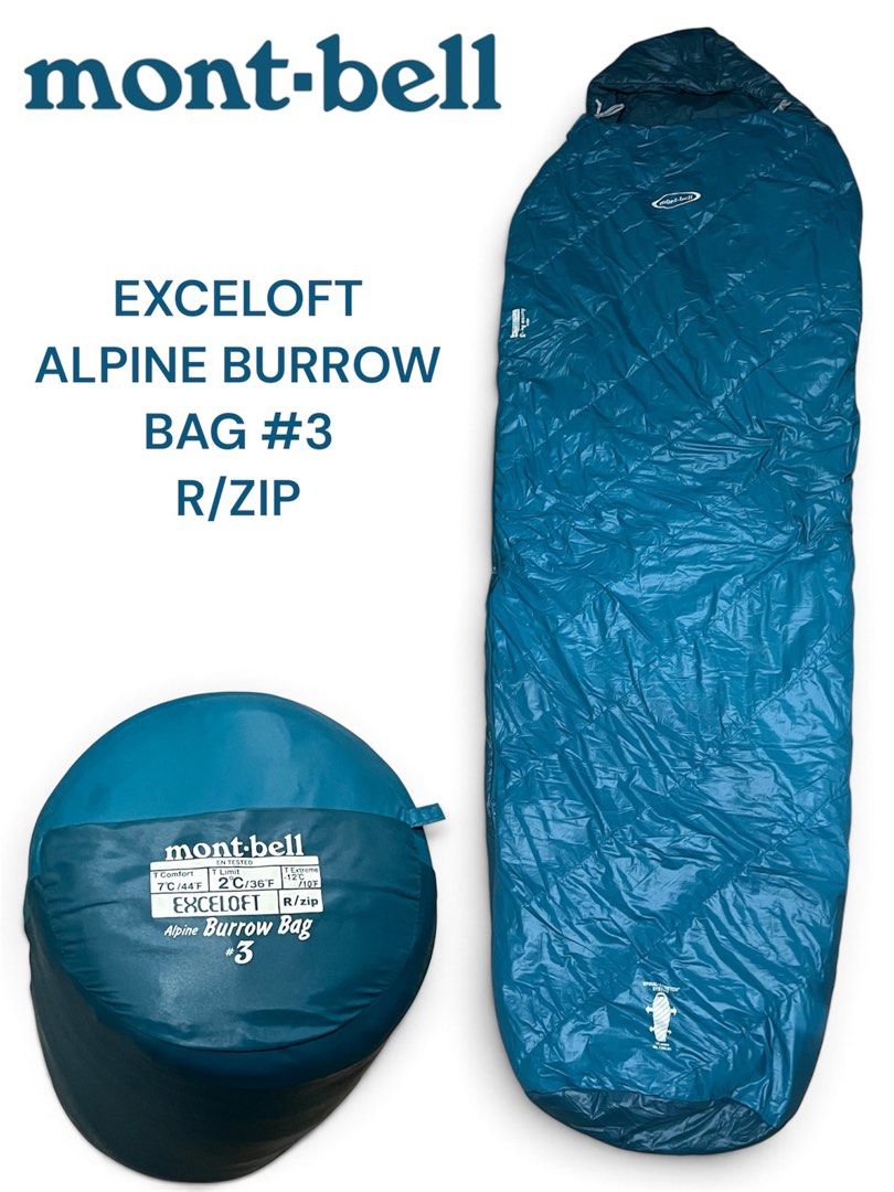Montbell (Category: Hiking & Camping) located in Abucay. Submitted by emerald1986 (Listing ID 1468639675, Image 3). Description: Montbell Burrow bag (#1 & #3 ) Both excellent Both has stuff sack 3500 each.