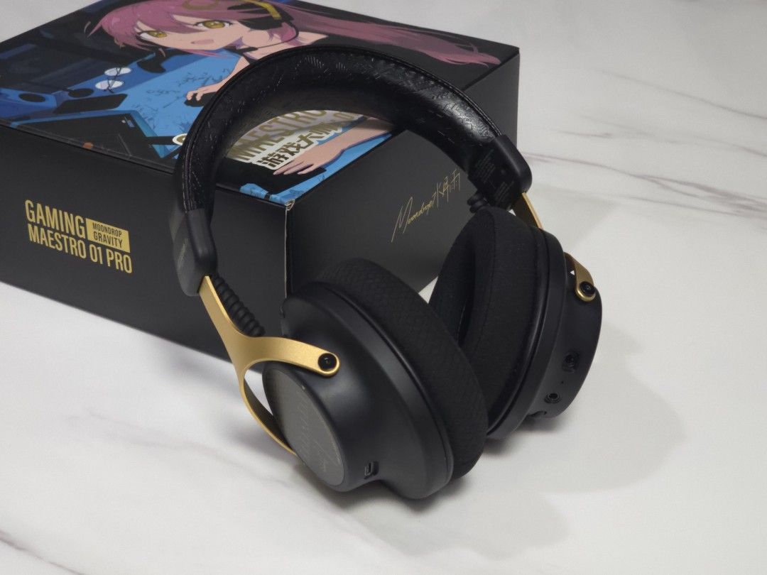 Moondrop GM-01 Pro (Category: Headphones & Headsets) located in Santa Cruz. Submitted by altaireaquila (Listing ID 1468625965, Image 2). Description: I got this headset in October 2026, and they have about 2 hours of usage. While it's a good-sounding pair of headphones (especially after EQ), they don't fit my head as well as my other pairs. Also, all of the accessories are complete. Location: Santa Cruz, Laguna Mode of Payment: GCash For shipping