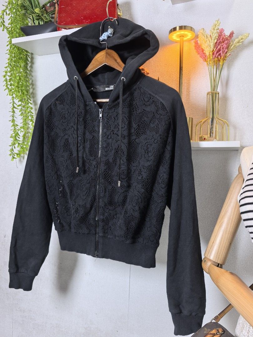 Moschino jacket (Category: Luxury Apparel) located in Baguio. Submitted by ashzachary (Listing ID 1468624205, Image 2). Description: Moschino jacket Condition :Excellent condition Color rate 10/10 Size :Medium Inches:W20. 1/L20. 1 No issues No flaws Super ganda sa personal Pm. More details Good quality Plsss 📌No Bogus 📌No return MOP What you see is what you get PALAWAN, CEBUNA GCASH AND BDO Reminder😊 We're selling thrifted clothes so please ma