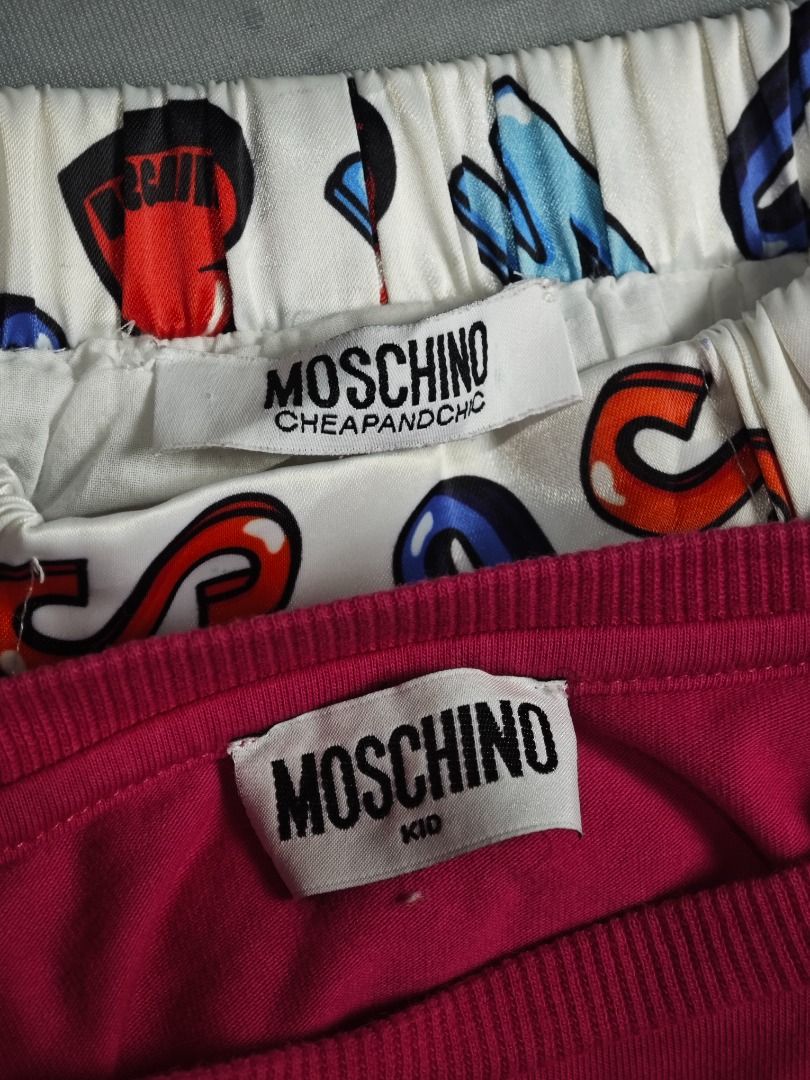 MOSCHINO KIDS SET (Category: Babies & Kids Fashion) located in Imus. Submitted by eykc01 (Listing ID 1468548282, Image 2). Description: LIKE NEW 5-6YO.