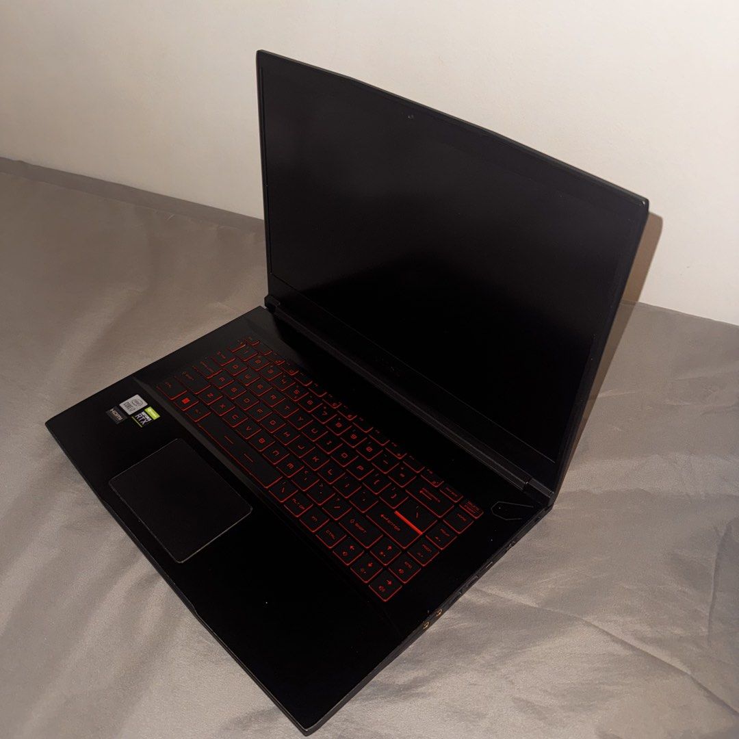 MSI Gaming Laptop (Category: Laptops & Notebooks) located in Taytay. Submitted by itskarenfrancisco (Listing ID 1468711330, Image 1). Description: MSI GF63 Thin 11UC NVIDIA GeForce RTX 3050 i7 11th gen 16RAM 512 SSD 4GB VRAM Processor: 11th Gen Intel(R) Core(TM) i7-11800H @ 2.30GHz (16 CPUS), ~2.3GHZ Current Display Mode: 1920 x 1080 (32 bit) (144Hz) NVIDIA GeForce RTX 3050 Laptop GPU Intel(R) UHD Graphics MEMORY 20GB RAM STORAGE 512GB SSD 4GB DE