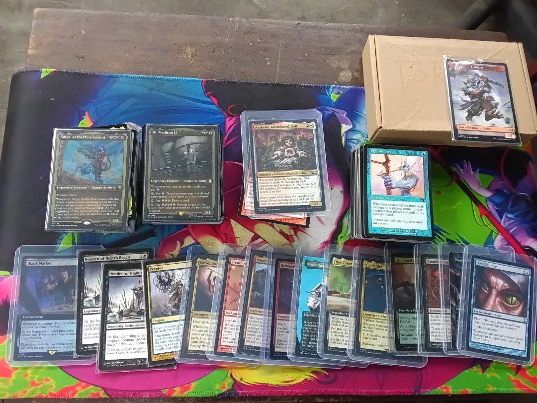 Mtg bundles jeskai precons (Category: Card Boxes & Cases) located in Quezon City. Submitted by fairviewstrides (Listing ID 1468523289, Image 1). Description: Mtg Bundles Jeskai energy package Asking price: 10,000 negotiable Selling as take all price Includes: ➡️Creative Energy Precon - complete ➡️Science Precon - missing some cards 8pcs ➡️arabella budget deck - complete ➡️singles / tokens ➡️bulk cards w/ basic lands and tokens Pickup view fairvie