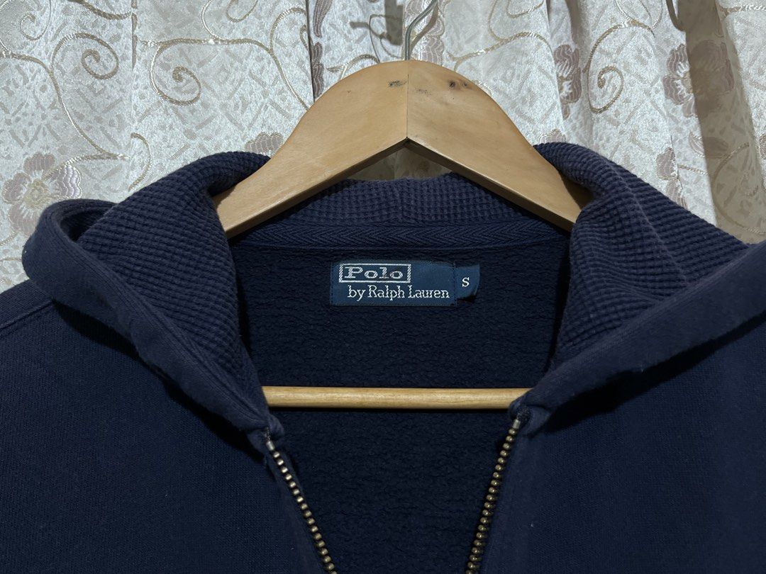 NAVY BLUE RL ZIP UP (Category: Coats, Jackets and Outerwear) located in Davao. Submitted by foundmyfaves (Listing ID 1468661046, Image 3). Description: NO ISSUES - details are shown in the picture - good condition - thick fabric -free shipping.