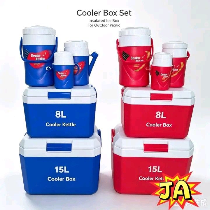 New arrival ❗️Cooler Box Set (Category: Cookers) located in Manila. Submitted by vanstar_c4c231 (Listing ID 1468566529, Image 2). Description: New arrival ❗️ Cooler Box Set PM ME COD VIA LALAMOVE MAY SHIPPING FEE.