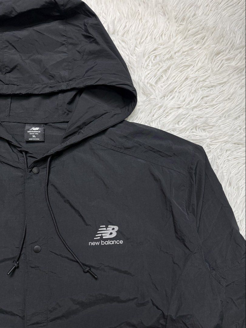 New balance (Category: Coats, Jackets and Outerwear) located in Baguio. Submitted by sellingtonshop (Listing ID 1468520897, Image 3). Description: t9. New Balance snap nylon jacket Size: XL Dimes: 30*25 Condition: good as new Issue: none Mine: 780 Steal: 880 Grab: 980.