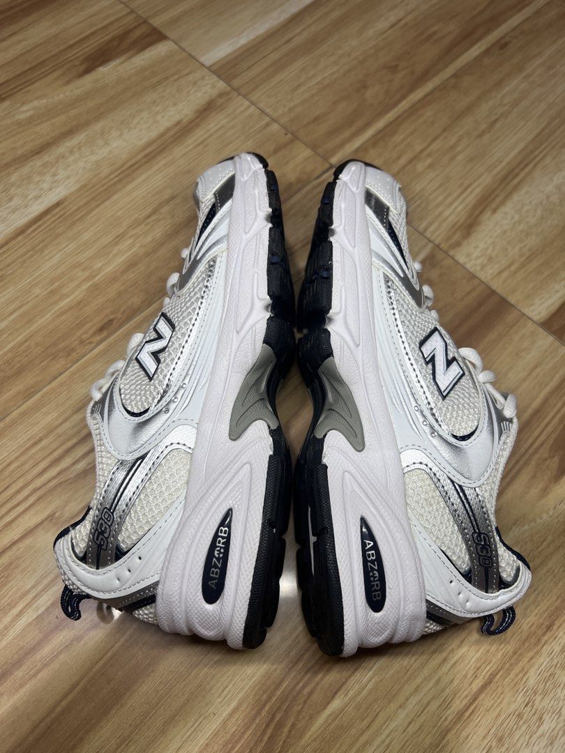 New Balance 530 (Category: Sneakers) located in Bacoor. Submitted by pktd10 (Listing ID 1468643995, Image 3). Description: Used only on treadmill. Bought this abroad kaya wala ng box. We don’t bring boxes to save space. Anyway, selling it for 4k. Hindi natapak sa labas ng bahay. :) Good as new. .